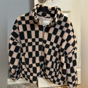 A New Day Fuzzy Zip Jacket